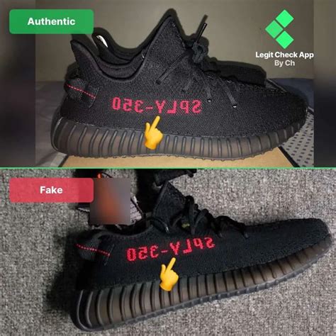 how to spot fake yeezy 350 v2 black|how to legit check yeezy.